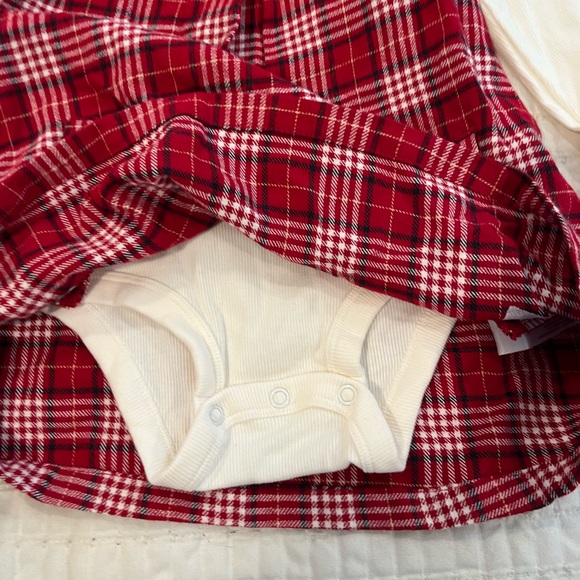 NWT *SEE PIC* Carter's 9M Baby Girl 2-Pc. Bodysuit & Plaid Dress Set - Picture 9 of 9